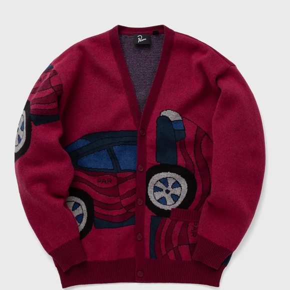 BY PARRA "NO PARKING" CARDIGAN NWT - Picture 1 of 6
